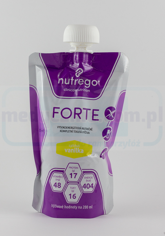 Nutrego Forte 200 ml Vanilie Dieta bogată în calorii și proteine